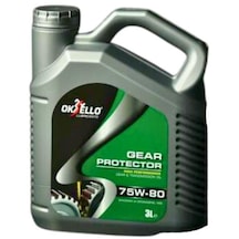 Oksello Gear Oil Ep 75W-80 Yarı Sentetik Dişli Yağı 2 x 1 L