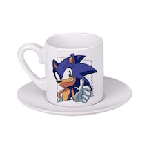Sonic Türk Kahvesi Fincanı Beyaz