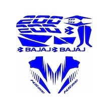 Gogo Bajaj Pulsar Ns200 Sticker Set Mavi
