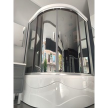 130x130 Antrasit Duvar Reflekte Cam Kompakt Sistem Sistem 1