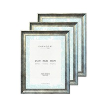Kavisli Eskitme Yeşil Çerçeve - 3'lü Set, 21x30