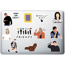 Friends Laptop Notebook Tablet Telefon Sticker Set 001