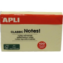 Apli Yapışkanlı Not Kağıdı 75x50 10971