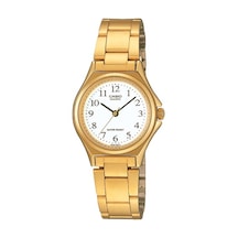 Casio Ltp-1130n-7brdf Quartz Çelik Altın Rengi Beyaz Kadran 26 Mm Kadın Kol Saati
