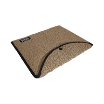 Jacbag Teddy Peluş Bej Çıtçıtlı Kadın Dosya Çanta Kitap Defter Tablet Notebook