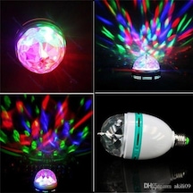 Led Döner Başlıklı Disko Topu Ampul Gece Lambası