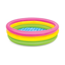 İntex 3 Boğumlu Sunset Bebek Havuz 114x25 Cm Çok Renkli