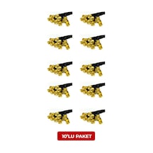 Powergate Bnc-10, Kablolu, Bnc Konnektör, 10 Lu Paket Siyah 10+10lu Paket