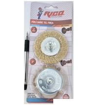 Ricopimli Daire Tel Fırça Seti 2 Parça