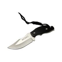 Crkt Civet 2805 Wy Tırtıklı Kamp Bıçak 18 Cm - Plastik Sap, Kılıflı, İpli Çr
