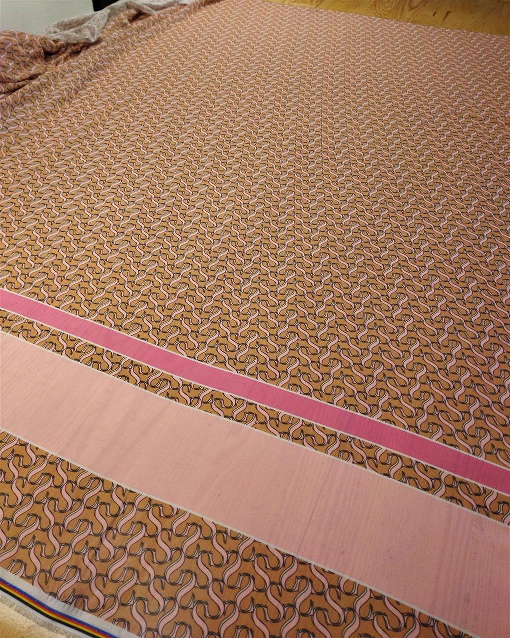 Şifon Pembe Kahve En: 154 Cm-542 Renkli
