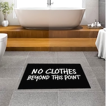 Evaşk Banyo Paspası İpeksi Kadifemsi Halı Yüzey Kaymaz Taban 45x75 BM03145S Beyaz