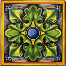 Can Seramik – 10x10 Cm. Cç-62 Kütahya Çini Karo 5'li 1 Paket