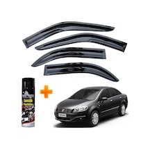 Fiat Linea Mügen Cam Rüzgarlığı 2007-2017 Arası 4 Lü Takım +500ml Lastik Parlatıcı