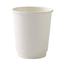 8 Oz Double Wall Beyaz Karton Bardak 500 Adet