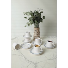 Keramika Daphne Nordic Kahve Takımı 12 Parça 6 Kişilik 22921-24