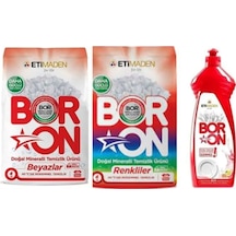 Çamaşır Deterjanı Renkliler 4 Kg Ve Beyazlar Toz Deterjan 4 Kg + 1 Adet El Bulaşık Deterjanı