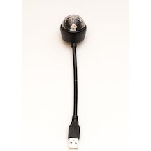 Araç İçi Led Işık Usb Disko Topu Çok Renkli 9 Modlu Tavan Ve Ayak Altı Aydınlatma Ses Kontrollü