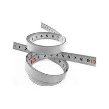2m Rl-1 5m Paslanmaz Çelik Gönye Parça Mezura Kendinden Yapışkanlı Metrik Ölçeği Cetvel Paslanmaz Dayanıklı Ve Aşınmaya Dayanıklı Cetvel