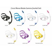 Cressi Marea Maske Gamma Şnorkel Seti Black