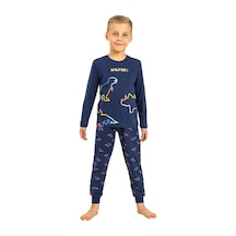 Rolypoly Rp3866c Erkek Çocuk Uzun Kol Pijama Takım Lacivert