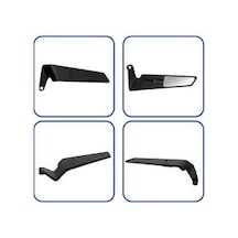 H2 Kanat Ayna Scooter Uyumlu Tek Cıvatalı 28 Cm 8-10 Mm
