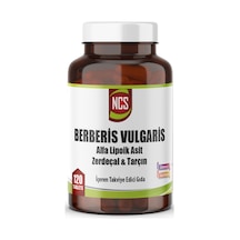 Ncs Berberis Vulgaris Alfa Lipoik Asit Tarçın Zerdeçal 120 Tablet