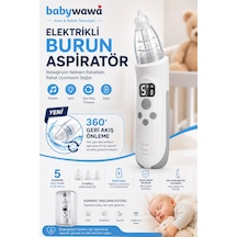 Babywawa H-032 Elektrikli Burun Aspiratörü 0-12 Yaş Şarjlı Nazal Aspiratör 5 Kademe Güçlü Vakum Led Işıklı Müzikli Babywawa H-032 Elektrikli Burun Aspiratörü 0-12 Yaş Şarjlı Nazal Aspiratör 5 Kademe Güçlü Vakum Led Işıklı Müzikli