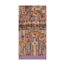 Aker Mor 75x200 İpek Koton Şal Mor Mor