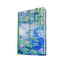 Deffter Art Of World Waterlilies Claude Monet 96 Yaprak Çizgili Sert Kapak Defter
