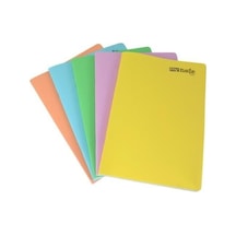 Flex Pastel 80 Yaprak A4 Pp Kapak Dikişli Defter 6 Adet Kareli