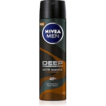 Nivea Deep Dimension Espresso Aktif Karbon Erkek Sprey Deodorant 150 ML Nivea Deep Dimension Espresso Aktif Karbon Erkek Sprey Deodorant 150 ML