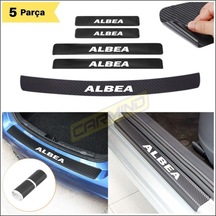 Fiat Albea Bagaj Ve Kapı Eşiği Karbon Sticker Set