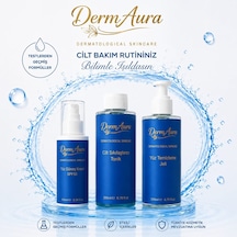 Dermaura Premium Günlük Cilt Bakım Seti Temizleme, Tonik Ve Spf 50+ Güneş Koruması İle 3 Adımlı Bakım Rutini