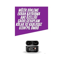 Kablosuz Bluetooth Kulaklık Pro Yeni Nesil Dokunmatik