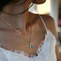 Bygoldenhouse Firuze Taşlı Kolye