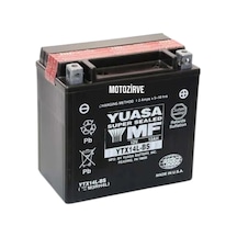 Yuasa Ytx14l-bs Cp 12v 12 Amper 200 Cca Bakım Gerektirmeyen Motosiklet Aküsü, Ytx14lbs