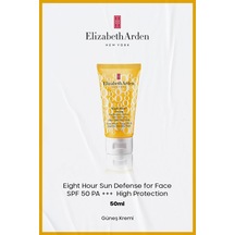 Elizabeth Arden Eight Hour Sun Defense Yüksek Koruyucu Yüz Güneş Kremi SPF 50 PA+++ 50 ML