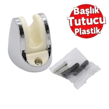 Vidalı Ayarlanabilir Duş Başlığı Tutucu Suya Dayanıklı El Duşu