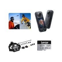 X5 Aksiyon Kamerası - Kayak Kiti 256 Gb Siyah