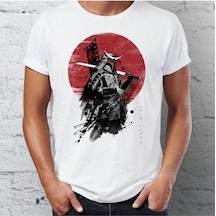 Noıssey Kırmızı Etiket Gala Erkek T Shirt Samuray Güneşi 10035 Siyah