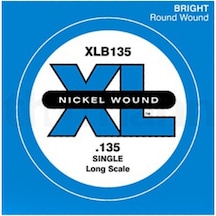 D'addario Xlb135 Tek Bas Gitar Teli 135