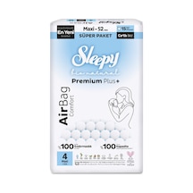 Sleepy Bio Natural Airbag Comfort No 4 Maxi 52'li - 6 Adet Tarı 4 Numara