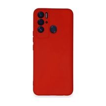 Tecno Pova Neo Kılıf Nano İçi Kadife Silikon - Kırmızı 0.2M-Çok Renkli