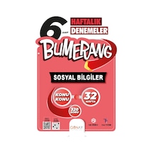 Günay Yayınları 6. Sınıf Sosyal Bilgiler Bumerang Deneme