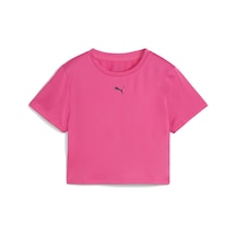 Puma Tad Essentials Baby Kadın Pembe Yuvarlak Yaka Tişört Pembe