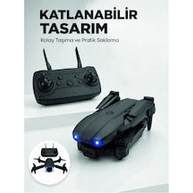 Katlanabilir Kamera Drone 4k Hd Görüntü, Hover Özelliği Ve Uzaktan Kumanda