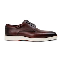 Deery Hakiki Deri Bordo Erkek Günlük Ayakkabı - 01934mbrdc01 Bordo
