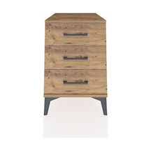 Kronos Komodin 3 Çekmeceli 44x59x64 Çam-çam Çam