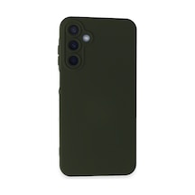Galaxy  Uyumlu  A15 4g Kılıf Nano İçi Kadife Silikon - Koyu Yeşil